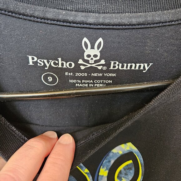 Psycho Bunny Men's SS T-Shirt, Sz EU 9 (US XXL) - Picture 4 of 10
